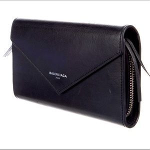 BALENCIAGA - Papier Envelope Wallet (large, black)